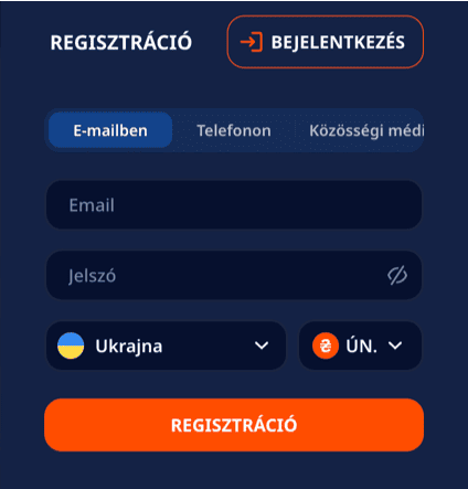 Registration at Monro casino